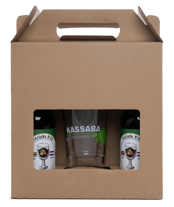 Kassaba bierpakket 2x bier + 1x glas